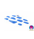 Kilter Brushed Sandstone Jibs Set 8