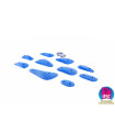 Kilter KX028 Brushed Sandstone Jibs Set 8