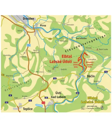 Lezecký průvodce Labské údolí - Výběr