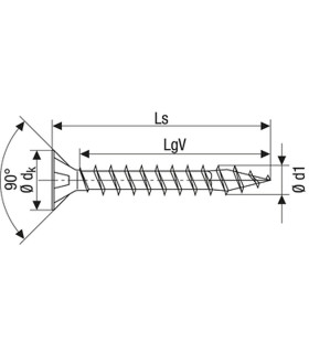 SPAX screw  4.5x35