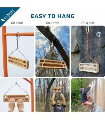 okBoard Crag - portable hangboard