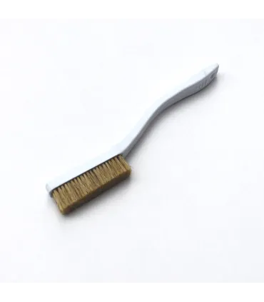 AIX bent brush white