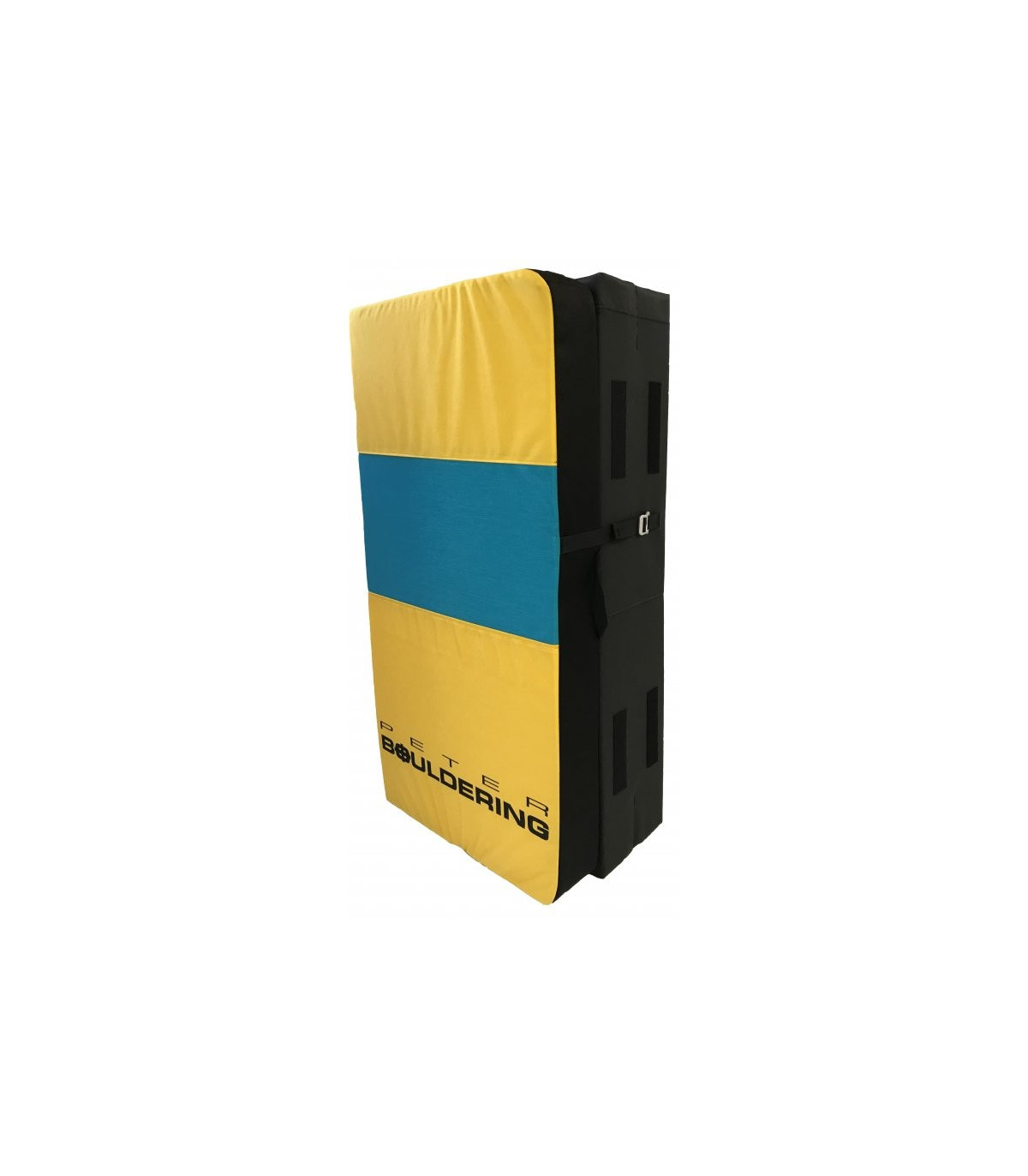 Peter bouldering Fatman crashpad