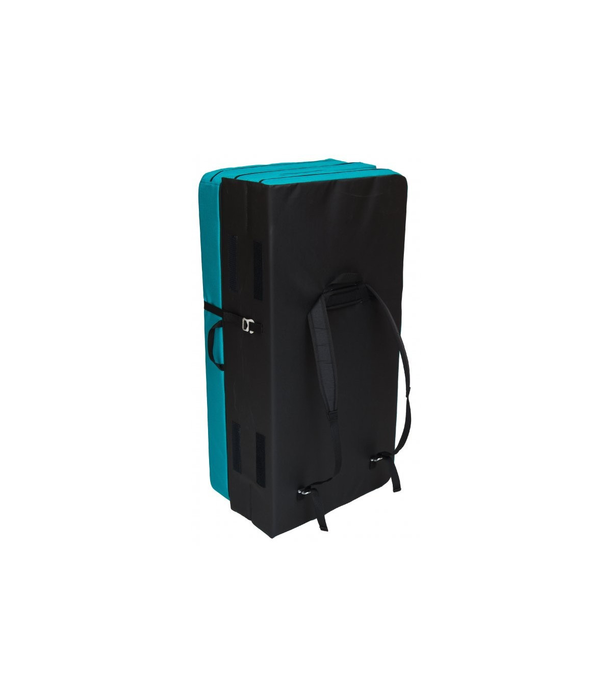 Peter bouldering Fatman crashpad