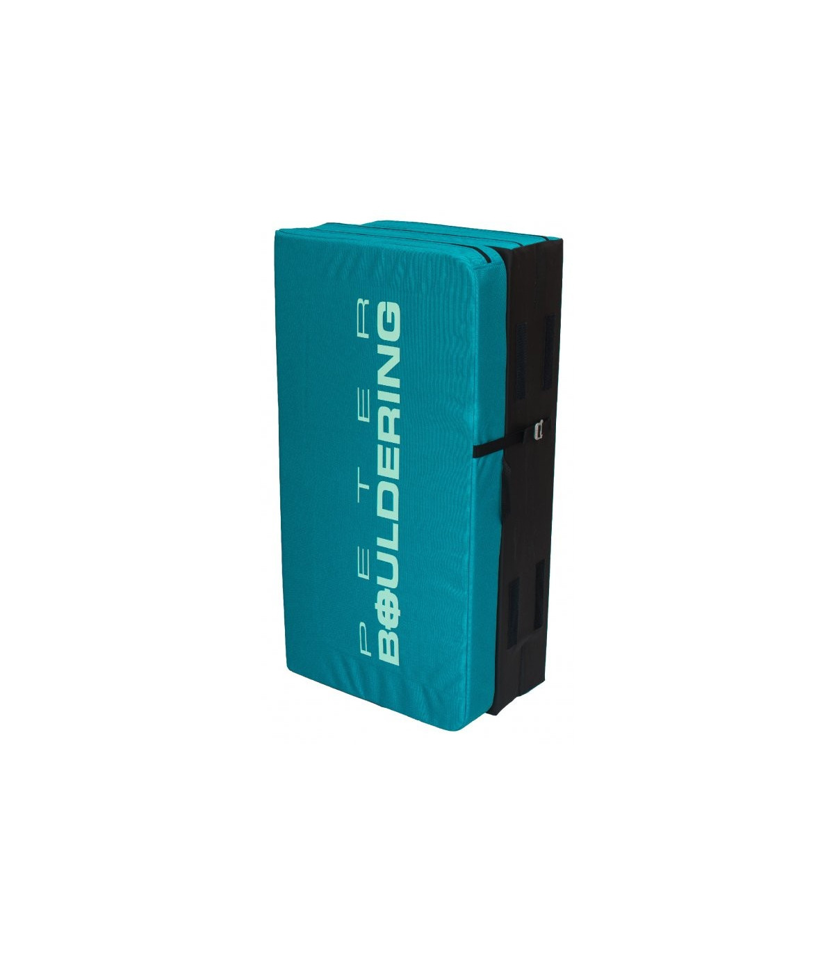 Peter bouldering Fatman crashpad