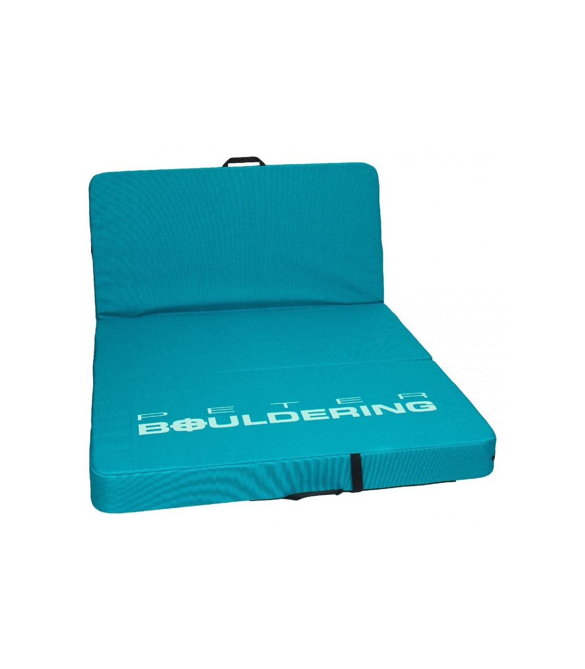 Peter bouldering Fatman crashpad