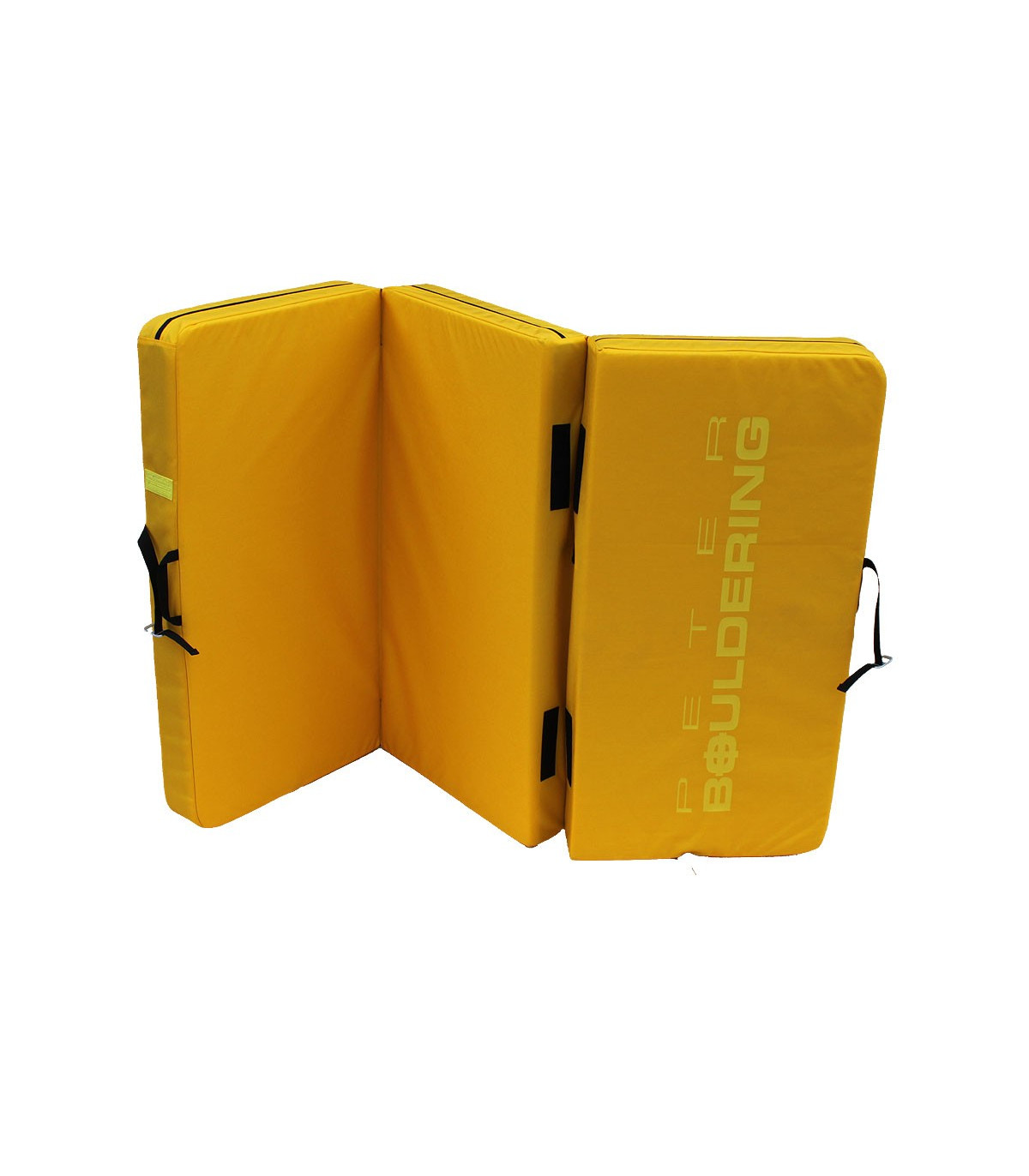 Peter bouldering Fatman crashpad