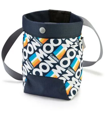 Moon Trad Chalk Bag Retro Stripe Indigo
