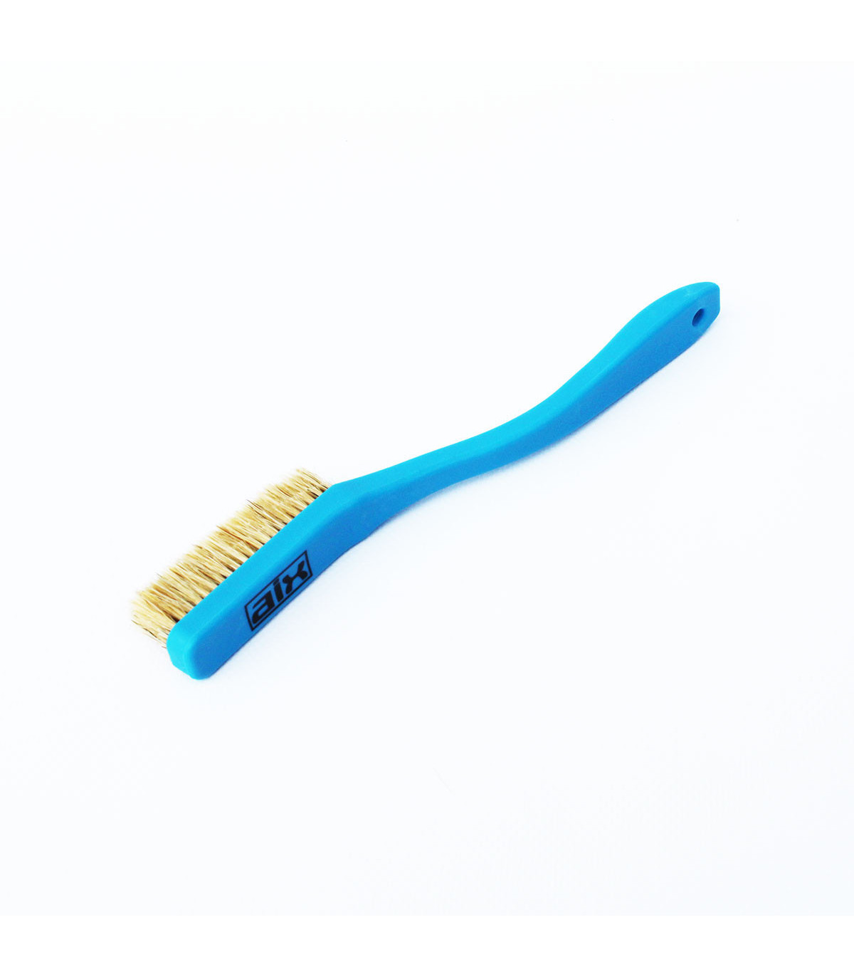 AIX bent brush blue