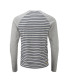 Moon Men’s Striped Long Sleeve Grey Marl/Indigo S-XL
