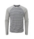 Moon Men’s Striped Long Sleeve Grey Marl/Indigo S-XL