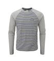 Moon Men’s Striped Long Sleeve Grey Marl/Indigo S-XL