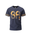 Moon Logo 8A T-Shirt Navy Marl S-XL
