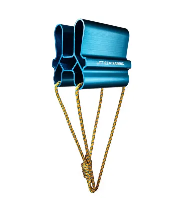 Lattice Quad block Blue