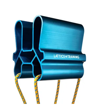 Lattice Quad block Blue