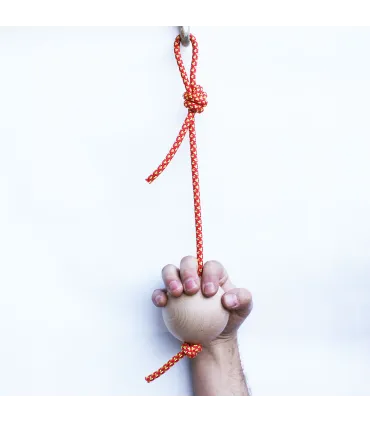 AIX dřevěná závěsná koule 8cm