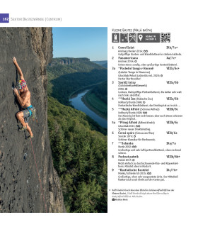 Lezecký průvodce Labské údolí Elbtal- Pravý břeh